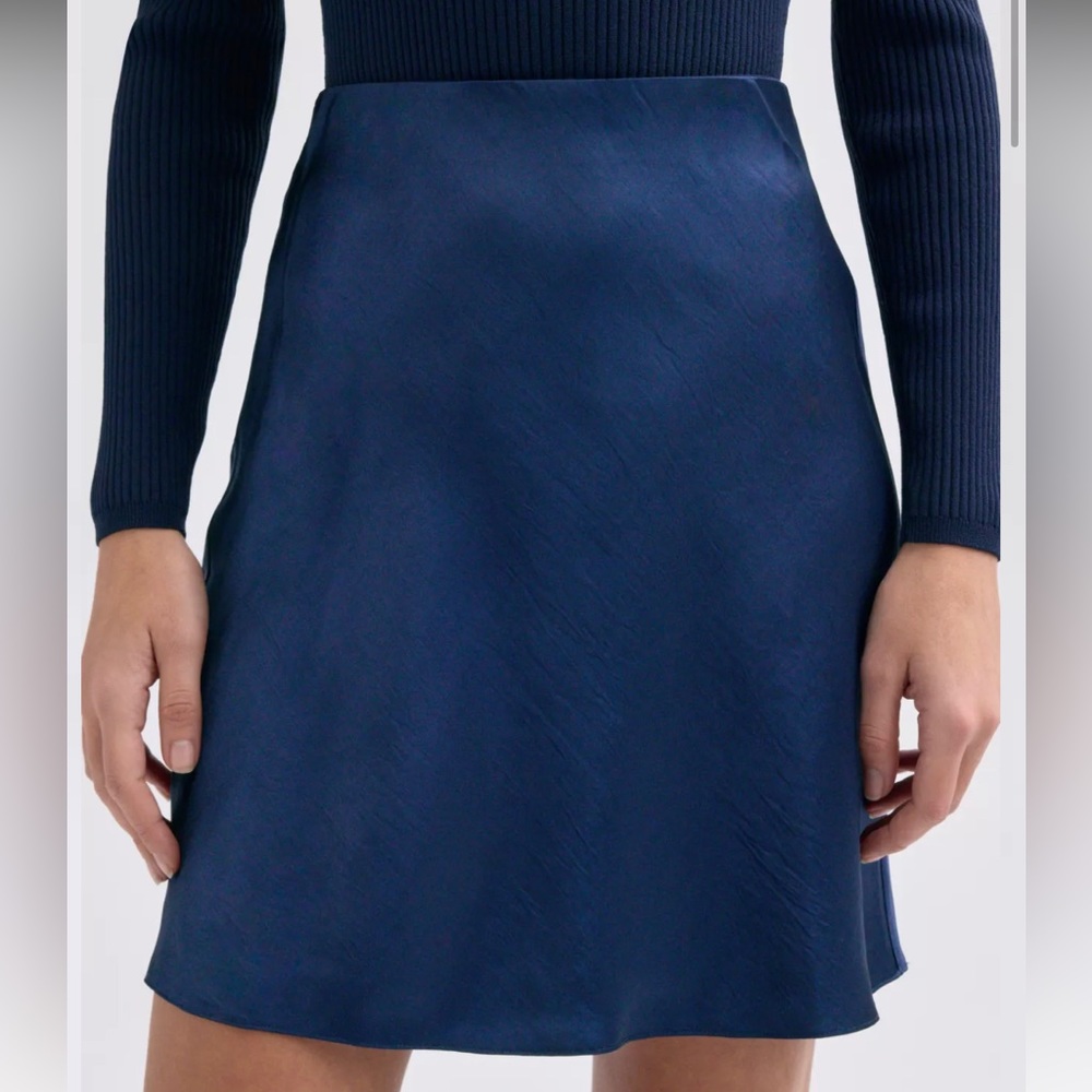 Babaton Slip Mini Skirt in Starboard